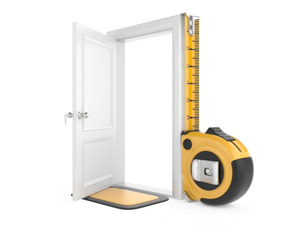 measuring door