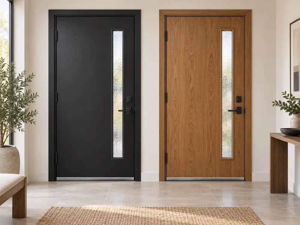 Steel and fiberglass entry door options for Toronto homes