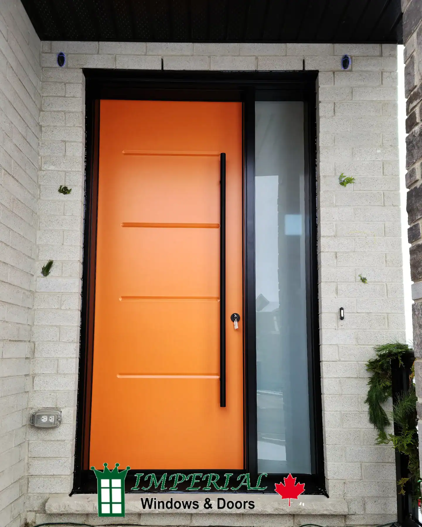 Contemporary Steel Entry Door