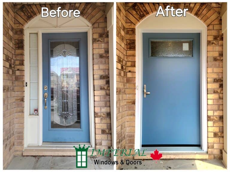 Custom 42-inch Steel Door installation on Oakville