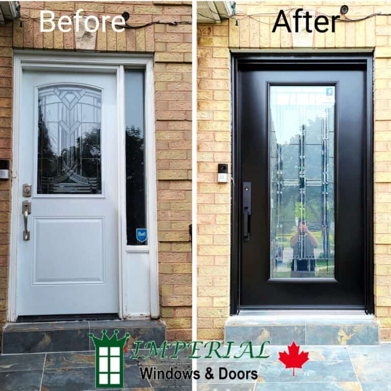 Custom 42-inch door replacement in Ajax