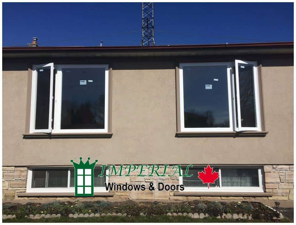 Energy-efficient casement windows installation