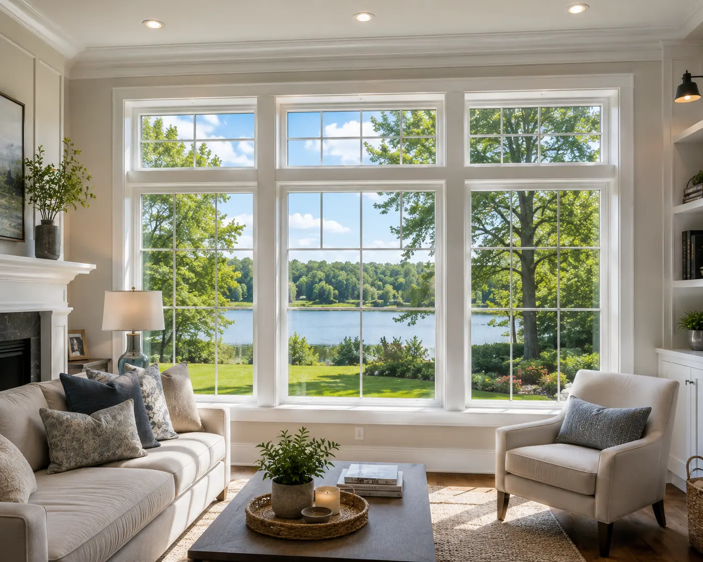 Energy-efficient vinyl windows in Bolton