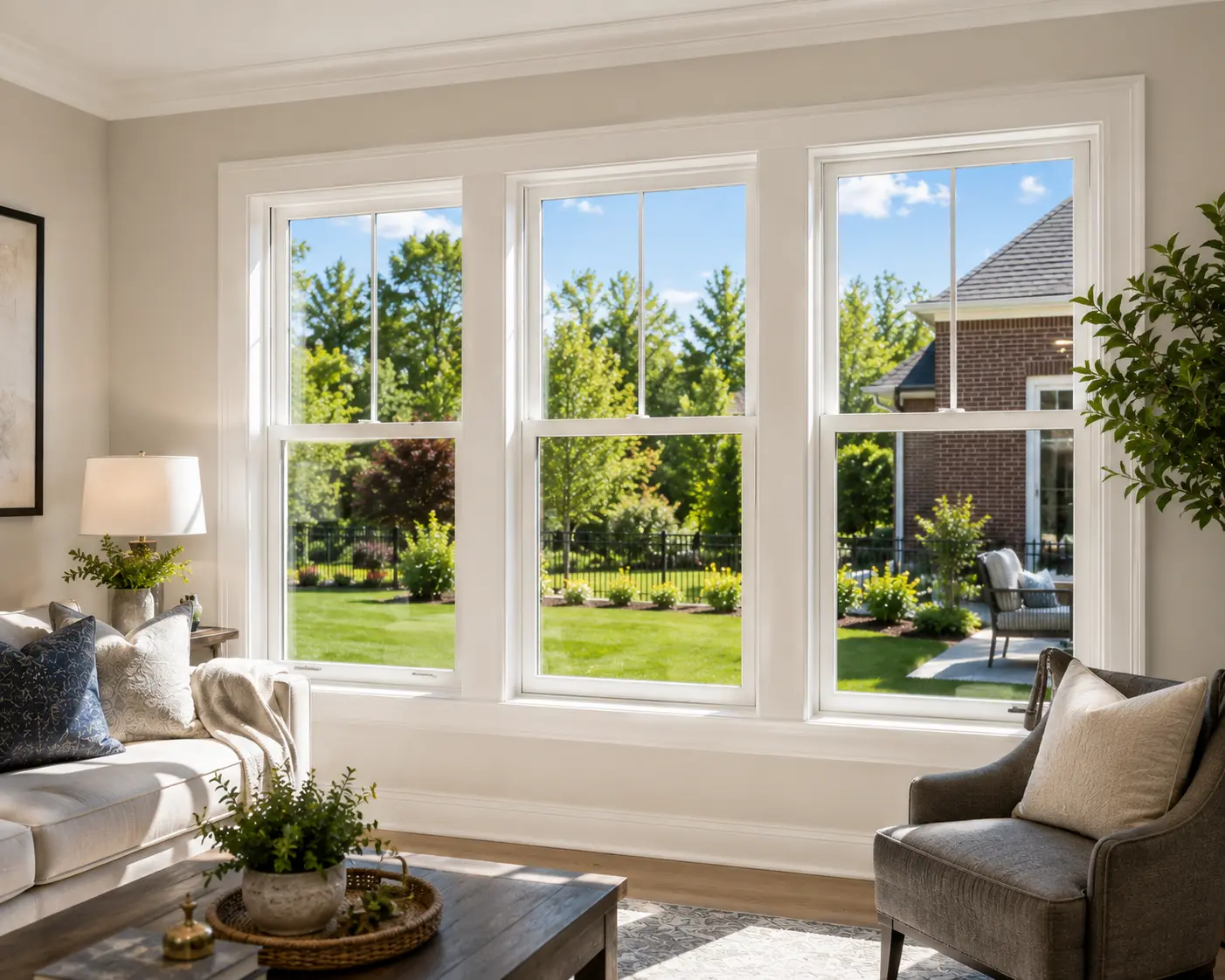 Modern replacement windows in Burlington