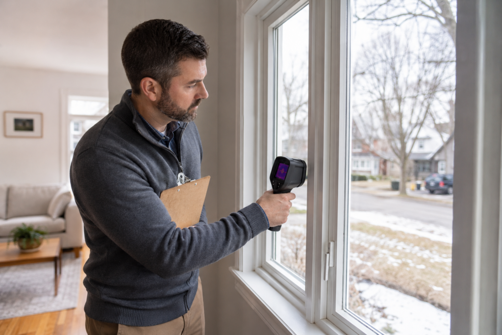 Home energy assessment for an Ontario window rebate project