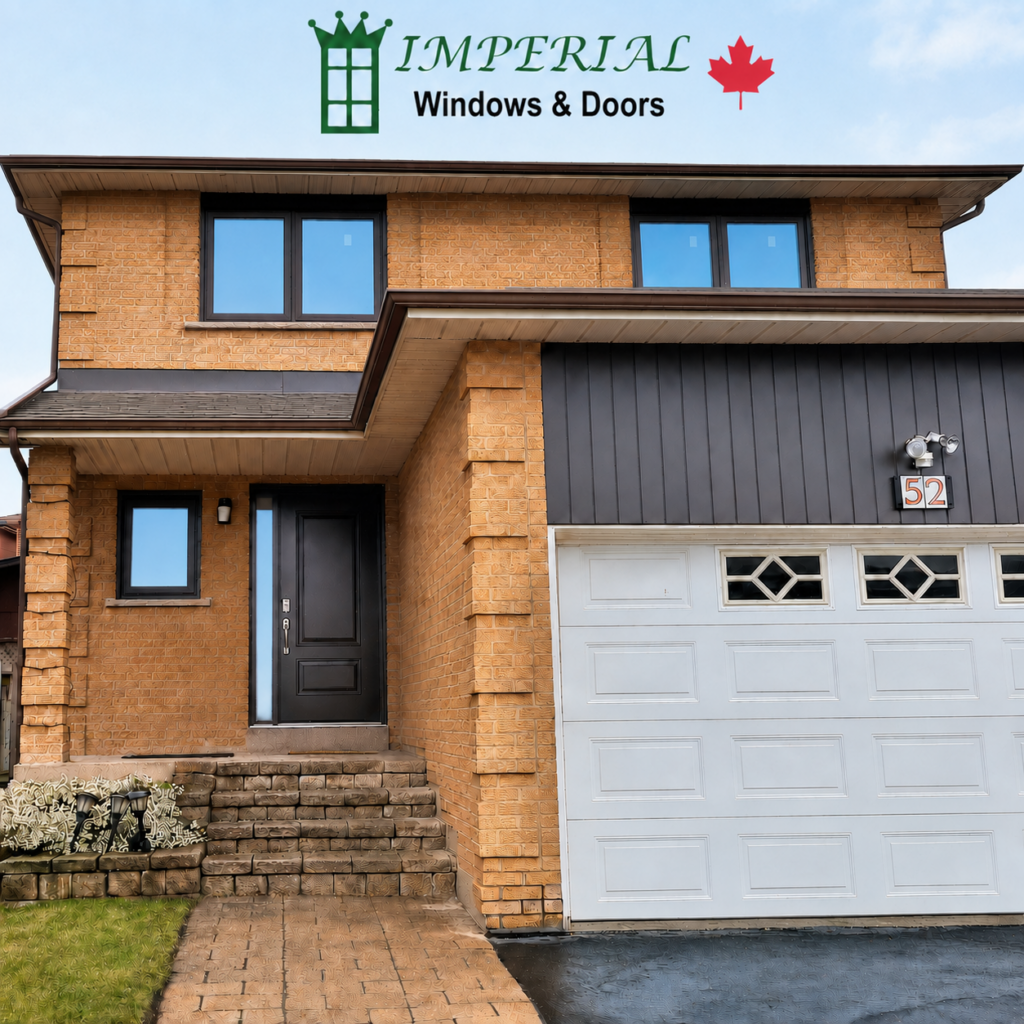 Completed window replacement project by Imperial Windows and Doors