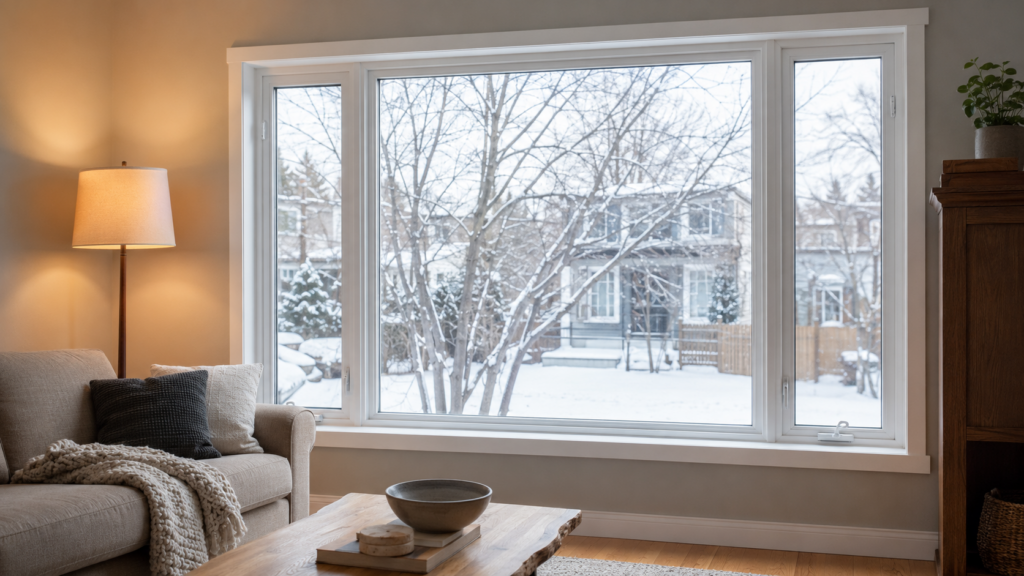 Energy-efficient replacement windows improving winter comfort in Toronto