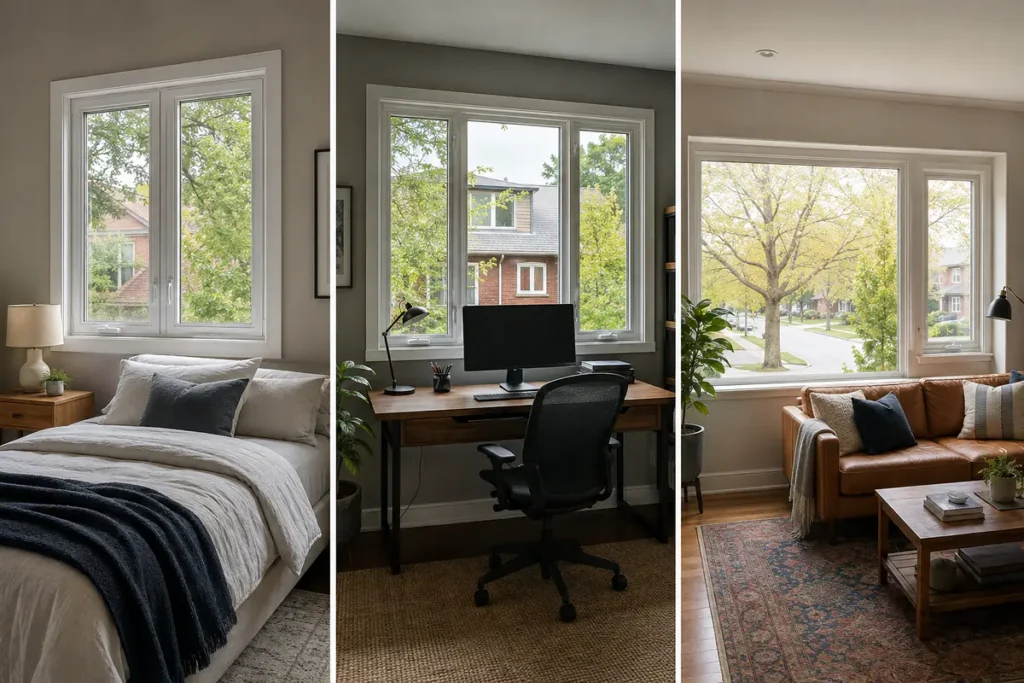 Planning noise-reducing windows for bedrooms offices and living rooms