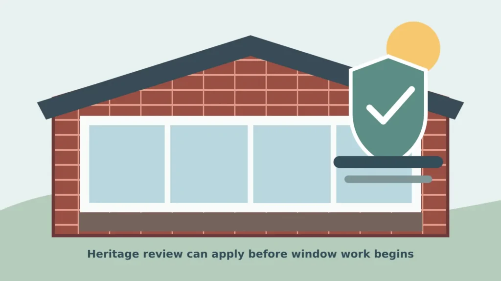 Heritage home window replacement requiring approval in Toronto