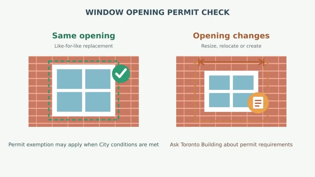 Comparison of same-opening window replacement and structural window enlargement